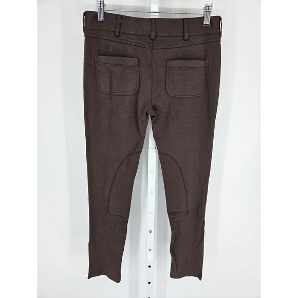 Vince Womens Sz 4 Ankle Length Equestrian Style Pants Chocolate Brown - Picture 5 of 5
